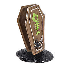 Thrills & Chills? Casket Aquarium Bubbler Ornament