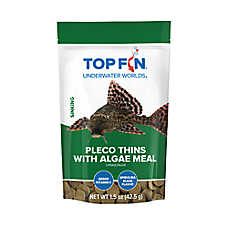 Top Fin? Pleco Thins Fish Food - Bottom Feeder Fish Food - 1.5-3 oz