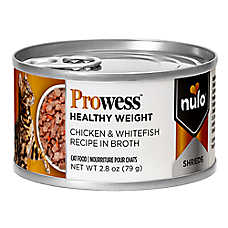 Nulo Prowess Healthy Weight Adult Cat Wet Food - Shreds in Broth, 2.8 OZ
