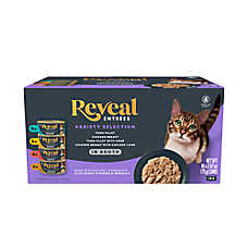 Reveal Entrees Adult Wet Cat Food In Broth - Grain Free, 2.47 OZ, 18 Count, Variety Pack