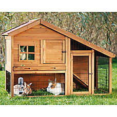 TRIXIE Rabbit Hutch with a View - Outdoor Small Pet Cage