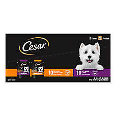 Cesar? Adult Wet Dog Food Pouches - 20 ct Variety Pack