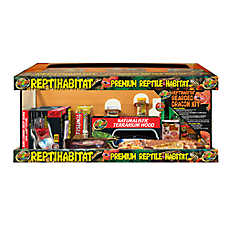 Zoo Med ReptiHabitat Bearded Dragon Terrarium Kit - Bearded Dragon Habitat Starter Kit - 3-20 Gallon