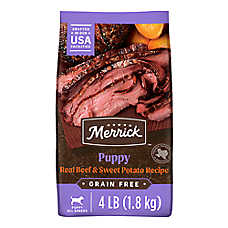 Merrick? Grain Free? Puppy Dry Dog Food - Natural, Texas Beef & Sweet Potato