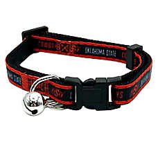 Pets First NCAA Oklahoma State Satin Cat Collar