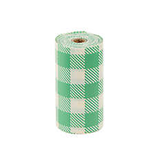 Top Paw? Dog Poop Bags - Green Gingham - 15 Count