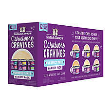 Stella & Chewy's Carnivore Cravings Wet Cat Food - Grain Free, Purrfect Pate, Variety Pack, 12 Ct