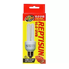 Zoo Med ReptiSun 10.0 UVB Mini Compact Fluorescent Bulb Reptile Desert UVB Terrarium