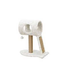 PetPals Minimalistic Fished Shaped Cat Perch - 28"H, 2 Level, Medium, Space Needle