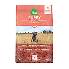 Open Farm With Grain Puppy Dry Dog Food - Humanely Raised & Sustainably Sourced, Salmon