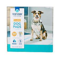 Top Paw? X-Large Premium Dog and Puppy Pee Pads, Potty Training, 28" x 34", Unscented, 150 Count