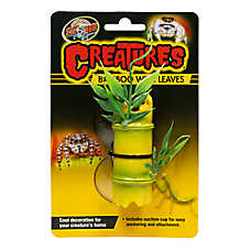 Zoo Med Creatures? Bamboo With Leaves Reptile D��cor - Reptile Habitat Decor