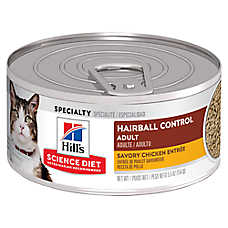 Hill's? Science Diet? Hairball Control Adult Wet Cat Food - Entree, 5.5 oz