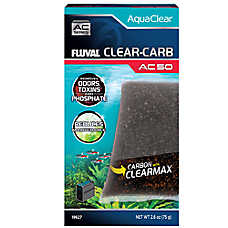 Fluval AquaClear Clear-Carb Filter Media 1-Pack for Fish Tank Filters