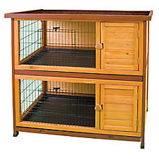WARE? Premium+&trade; Double Decker Rabbit Hutch