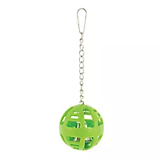 All Living Things® Rubber Forage Ball Bird Toy (COLOR VARIES) - Foraging Bird Toy