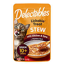 Hartz Delectables Lickable Treats &trade; Stew Senior Cat Treats