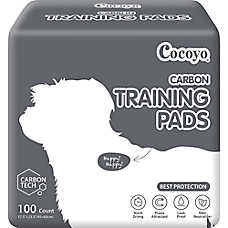 Cocoyo Best Value Dog Training Pads W/ Carbon Technology, Odor Neutralizer- 100 Ct