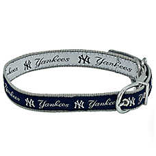 Pets First New York Yankees Reversible Dog Collar