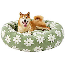 Lesure? Cute Donut Pet Bed for Dogs & Cats - Flower