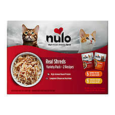 Nulo Real Shreds Wet Cat & Kitten Food - Variety Pack, 12 Ct, 30 Oz