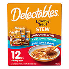 Hartz Delectables? Lickable&trade; Cat Treat - Stew Variety Pack
