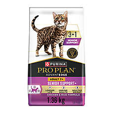 Purina Pro Plan AdvantEdge Senior Support + Dry Cat Food - Chicken & Rice Formula