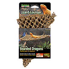 Penn Plax Reptology Lizard-Lounger&trade; Reptile Corner Hammock - Basking Shelf - Small