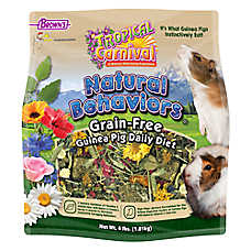 Brown's? Tropical Carnival? Natural Behaviors Grain-Free Guinea Pig Food - Added Vitamin C - 4 Lbs