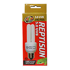Zoo Med ReptiSun 5.0 UVB Tropical Compact Fluorescent Bulb Reptile Tropical UVB Terrarium