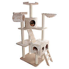 Majestic Pet 73-in Casita Cat Tree, Tan