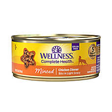 Wellness? Complete Health Adult Cat Wet Food - Natural, Grain Free, Minced, 5.5 Oz