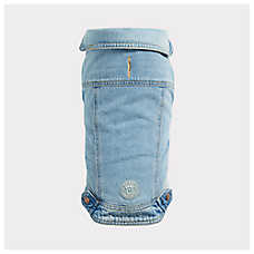 GF PET? Elasto-fit? Light Wash Denim Dog Jacket