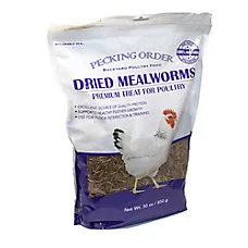 Pecking Order Dried Mealworms - Chicken & Poultry Feed