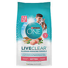 Purina ONE LiveClear Allergen Reducing Kitten Dry Cat Food - Chicken