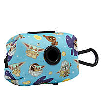Sassy Woof Dog Waste Bag Holder, Star Wars? The Mandalorian Holder W/ Carabiner For Convenience