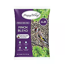 Happy Wings Finch Blend Wild Bird Food with Nyjer Seed