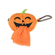 Thrills & Chills &trade; Dog Poop Bag Dispenser - Pumpkin - Includes 15 Poop Bags