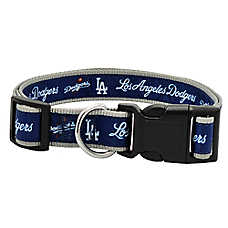 Pets First Los Angeles Dodgers Satin Pet Collar