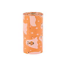 Thrills & Chills &trade; Dog Poop Pick-Up Bags, Ghost Dog Print - 15 Count