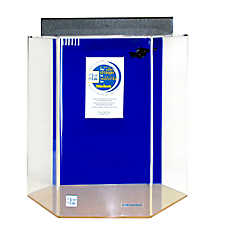 Clear-For-Life 75 Gallon Hexagon UniQuarium Acrylic Fish Tank Built-In Filtration