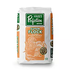 Kruse's Perfection Brand Super Flock Chicken Feed, 40lb - Chicken & Poultry Feed