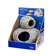 Penn-Plax 2-Stone Hideaway Aquascaping Fish Tank Decor
