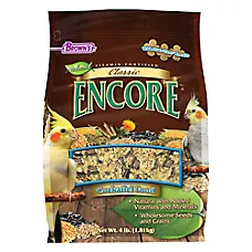 Brown's® Encore® Classic Natural Cockatiel Bird Food - Daily Diet