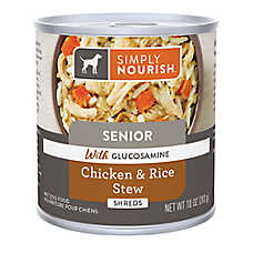 Simply Nourish Original Senior Wet Dog Food - Chicken & Rice Stew, 10 oz