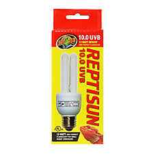 Zoo Med ReptiSun 10.0 UVB Mini Compact Fluorescent Bulb Reptile Desert UVB Terrarium