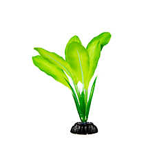 Top Fin? Artificial Sword Leaf Silk Aquarium Plant - Fish Tank Plant Decor - 12 in