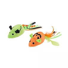 Thrills & Chills Halloween Mice Cat Toys 2-Pack