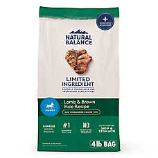 Natural Balance Limited Ingredient Diet Puppy Dry Dog Food - Lamb & Brown Rice