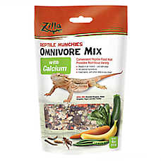 Zilla? Reptile Omnivore with Calcium Munchies - Reptile Food - 4 oz